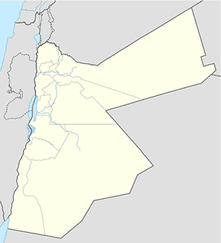 Jordán mapa SVG