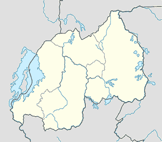 Rwandy mapa SVG