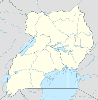 Uganda mapa SVG