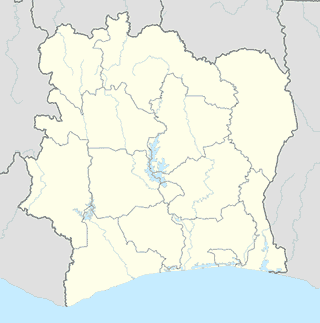 Côte d'Ivoire carte SVG