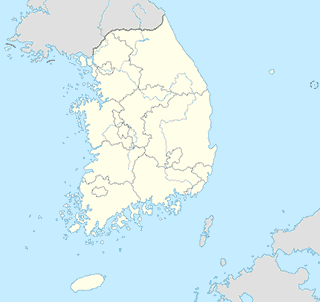 South Korea map SVG