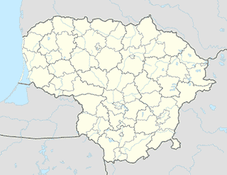 Литва карта SVG