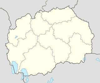 North Macedonia map SVG