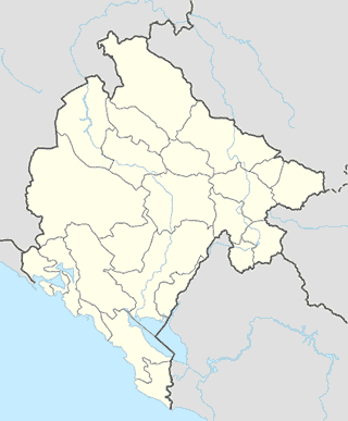 Czarnogóra mapa SVG