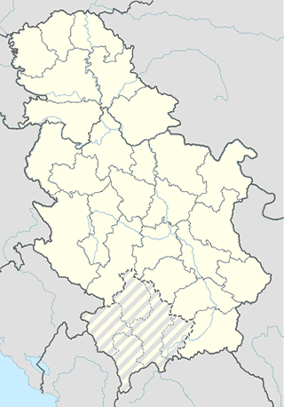 Serbien map SVG