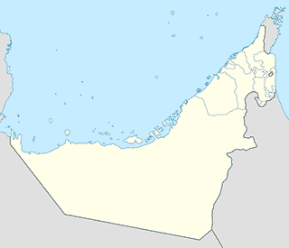 Zjednoczone Emiraty Arabskie mapa SVG