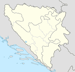 Bośnia i Hercegowina mapa SVG