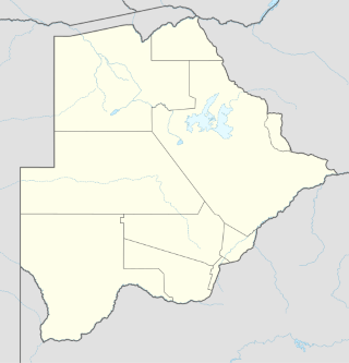 Botswana mapa SVG
