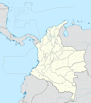 Kolumbia mapa SVG