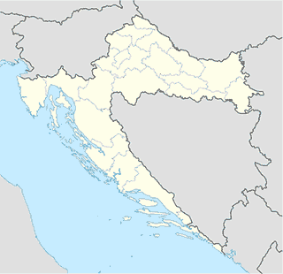 Croacia mapa SVG