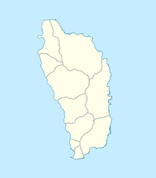 Dominica mapa SVG