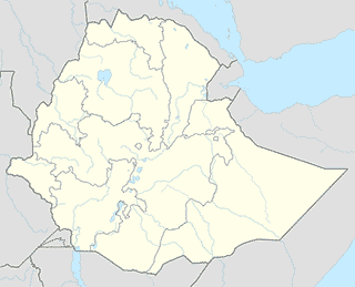 Etiopien map SVG